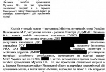 Службове розслідування МВС засвідчило, що Музичко сам завдав собі смертельних поранень (документ)