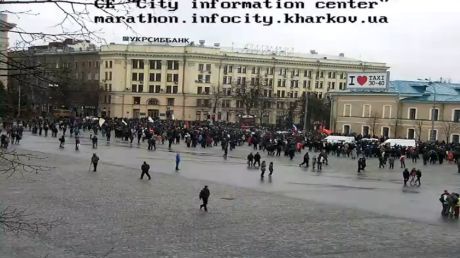 У Харкові проросійські активісти напали на мирний український мітинг