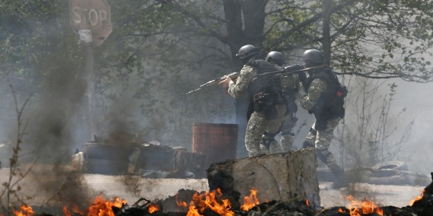 У Слов’янську під час антитерористичної операції вбито п’ять бойовиків