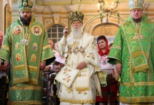 Патріарх Філарет святкував Трійцю у Луцьку і говорив про церковну політику
