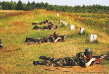 Учасники АТО провели польові навчання для військових Рівненщини