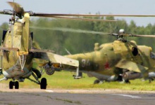 Українських прикордонників обстріляли два російських вертольоти