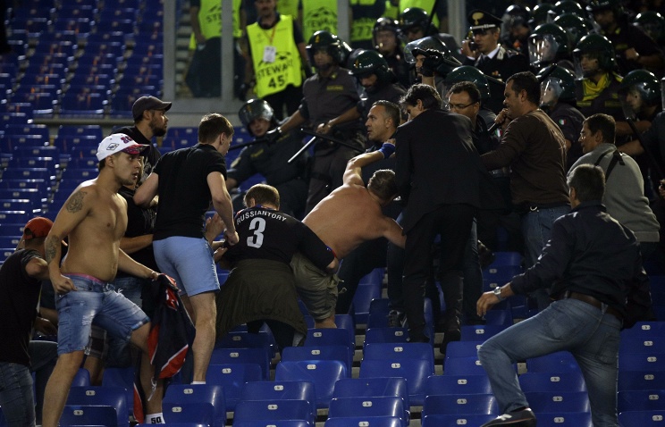 Бійка у Римі між фанатами російського ЦСКА та італійської «Роми» відбулася через Україну