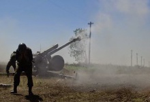 Українські партизани підірвали батарею терористів