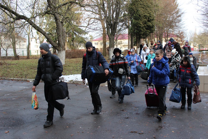 До Луцька на канікули приїхали школярі з Луганщини