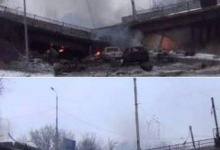 У Донецьку підірвали міст неподалік аеропорта