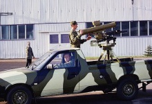 Бойовики масово встановлюють на легкові машини важке стрілецьке озброєння