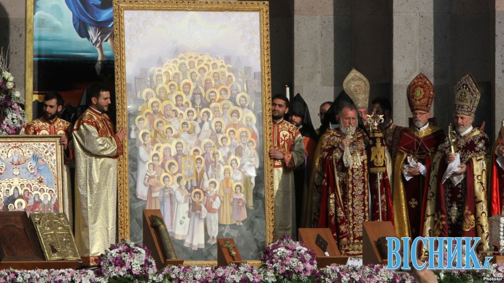 Вірменська церква одночасно канонізувала... 1,5 млн жертв геноциду