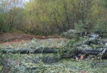 Росія стягнула і маскує чимало важкої техніки на межі Херсонщини та окупованого Криму