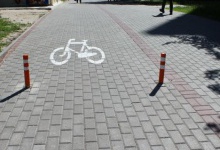 У Луцьку з’явилася перша облаштована велосипедна доріжка
