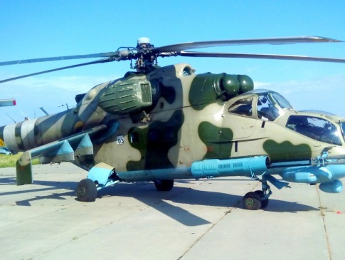 Українські військові випробували модернізований бойовий вертоліт