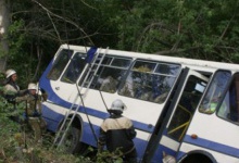 Під час ротації автобус із нацгвардійцями з Вінниці (в-ч 3008) потрапив у ДТП: один загиблий, 6 поранених