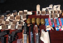 На Київщині знайшли два арсенали зброї: гвинтівка, пістолет, гранати
