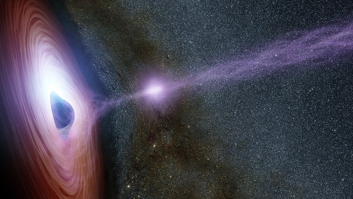 Астрономи показали фото чорну діру у космосі під час «роботи»