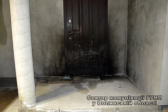 На Волині підпалили двері у будинок депутата міськради