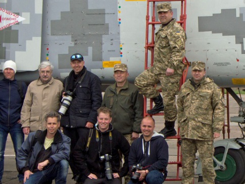 Луцький військовий аеродром відвідали провідні європейські авіажурналісти