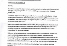 Британець написав лист-подяку волинському поліцейському за допомогу у скрутній ситуації