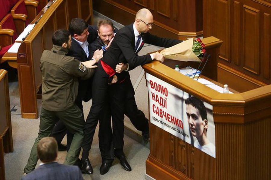 Український парламентарі світові лідери за кількістю влаштованих бійок