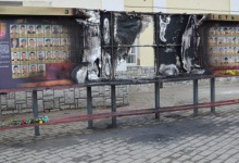 Вночі у Луцьку вогнем пошкоджено стелу пам’яті загиблих майданівців та бійців АТО