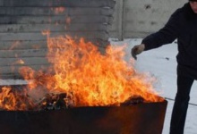 У Львові спалили 100 кг наркотиків