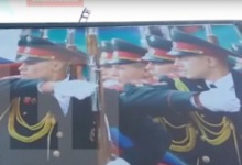 В Росії повісили білборд з українськими солдатами