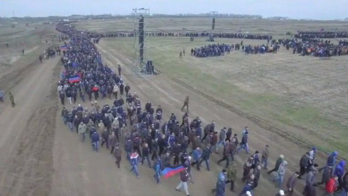 У «ДНР» на показушні збори резервістів силою зігнали 27 тисяч чоловіків