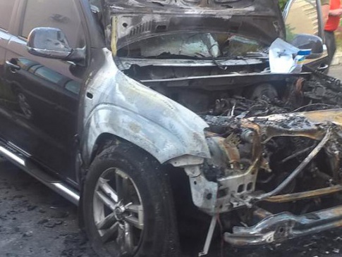 «От така вона «Укропівська любов», — нардеп Лапін про підпал свого авто у Луцьку