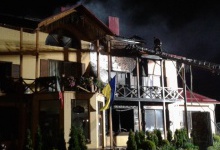 У Луцьку спалили готельно-ресторанний комплекс