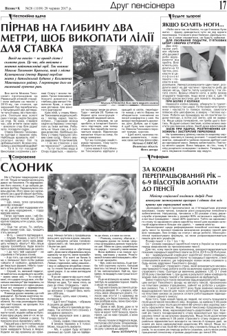 Сторінка № 17 | Газета «ВІСНИК+К» № 26 (1110)