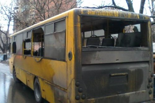 На Донеччині на окупованій території обстріляли автобус з цивільними