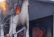 На Житомирщині палав будинок з дітьми