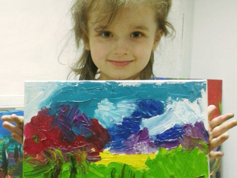 Наймолодшій художниці України лише... 3 роки!