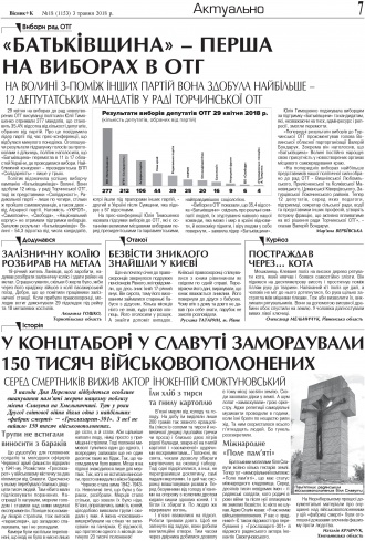 Сторінка № 7 | Газета «ВІСНИК+К» № 18 (1153)