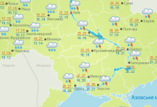 В деяких регіонах України прогнозують похолодання, грози та зливи