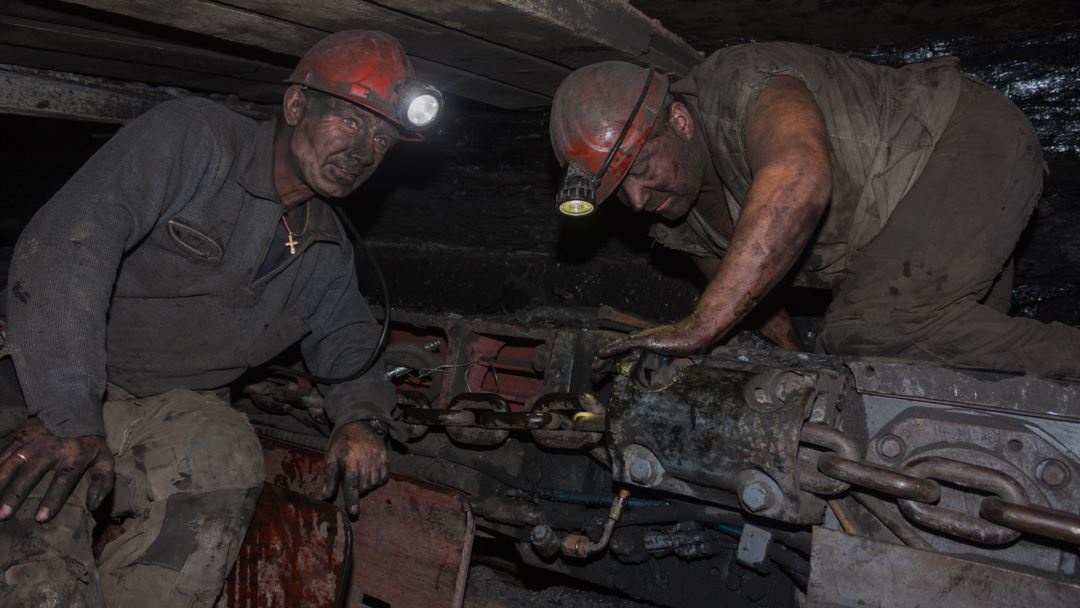 Волинські шахтарі страйкують під землею