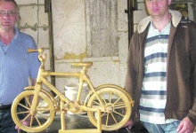 Дерев’яного велосипеда для Амстердама зробили житомиряни
