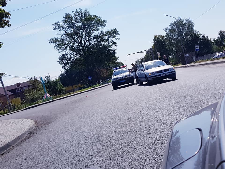 Під Луцьком авто поліції протаранило «євробляху»