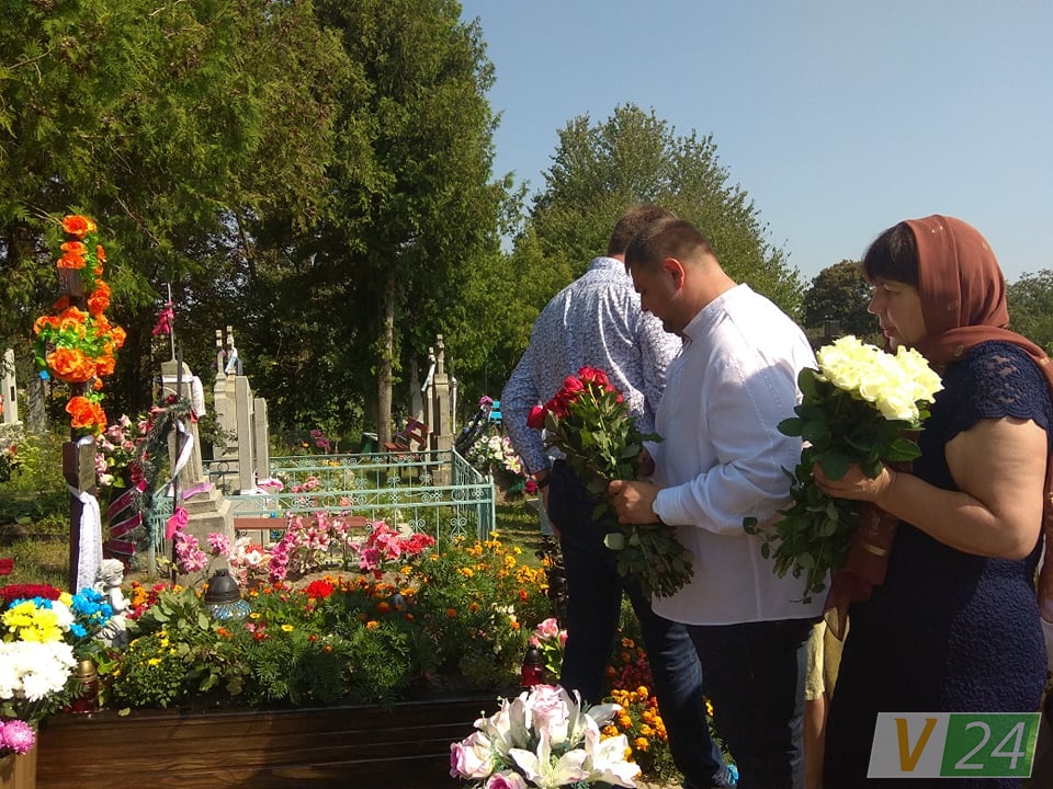 У рідному селі Миколи Романюка вшанували його  пам'ять