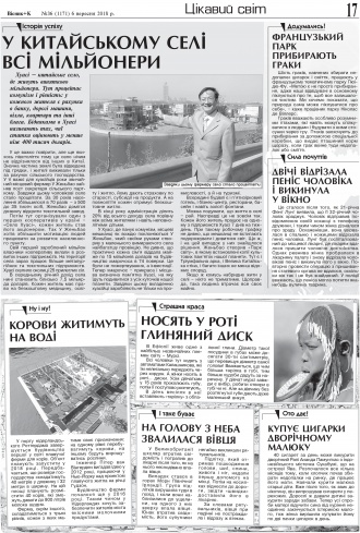 Сторінка № 17 | Газета «ВІСНИК+К» № 36 (1171)