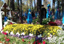 Могила митрополита Ніфонта потопає у квітах