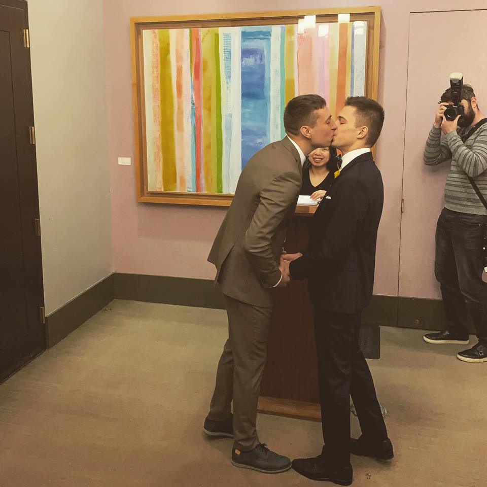 У США офіційно одружилися двоє українських геїв