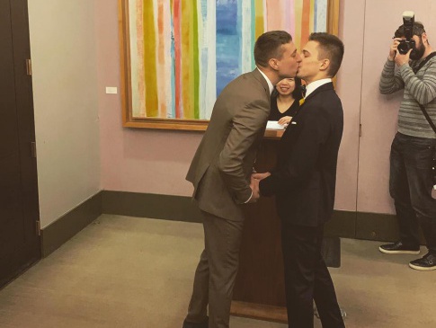 У США офіційно одружилися двоє українських геїв