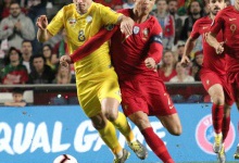 Футбол: збірна України стартувала у відборі до Євро-2020 з нічиєї з Португалією