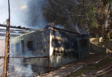 На Тернопільщині загорілася відпочинкова база