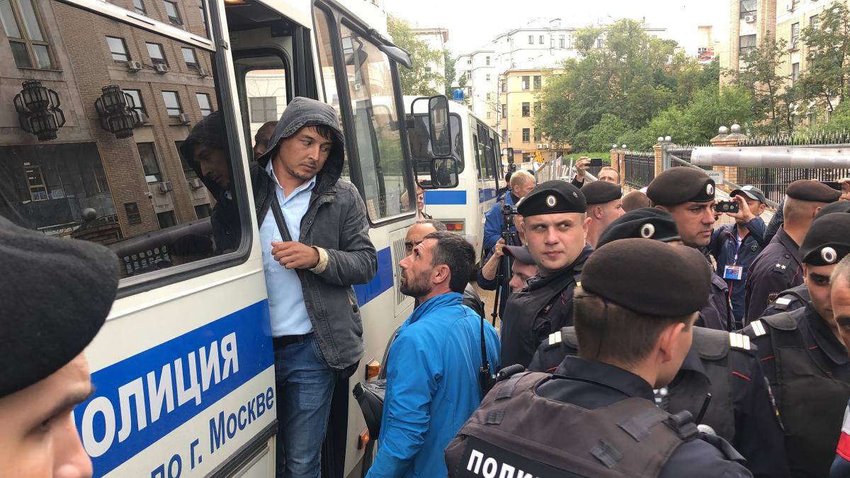 У Москві поліція затримала 55 кримських татар
