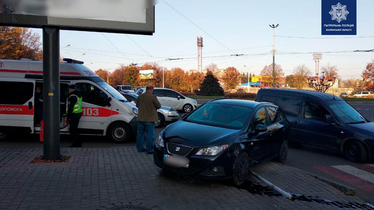 У Луцьку в ДТП постраждали двоє дітей