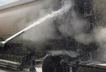 На Рівненщині загорівся бензовоз, постраждав водій