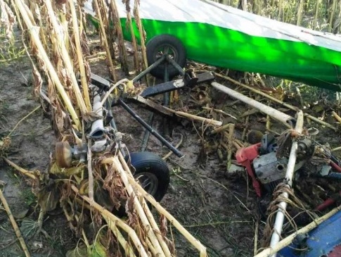 На Житомирщині під час обробки поля впав дельтаплан, пілот загинув