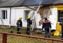 У Луцьку через несправність газового обладнання загорівся будинок