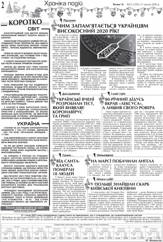 Сторінка № 2 | Газета «ВІСНИК+К» № 53 (1292)